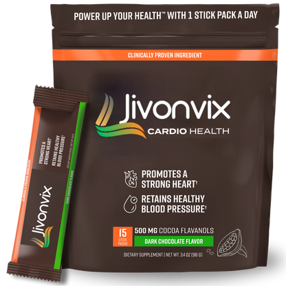 Jivonvix™ Cardio Health Cocoa Powder Stick Packs