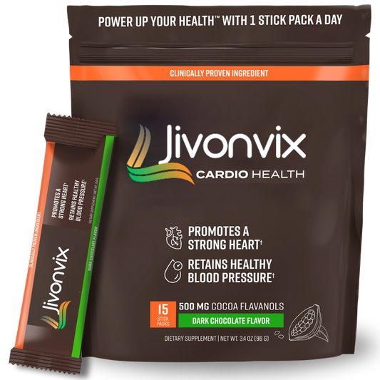 Jivonvix™ Cardio Health Cocoa Powder Stick Packs